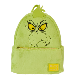 Loungefly Dr. Seuss' How The Grinch Stole Christmas! Plush Cosplay Light Up Mini Backpack