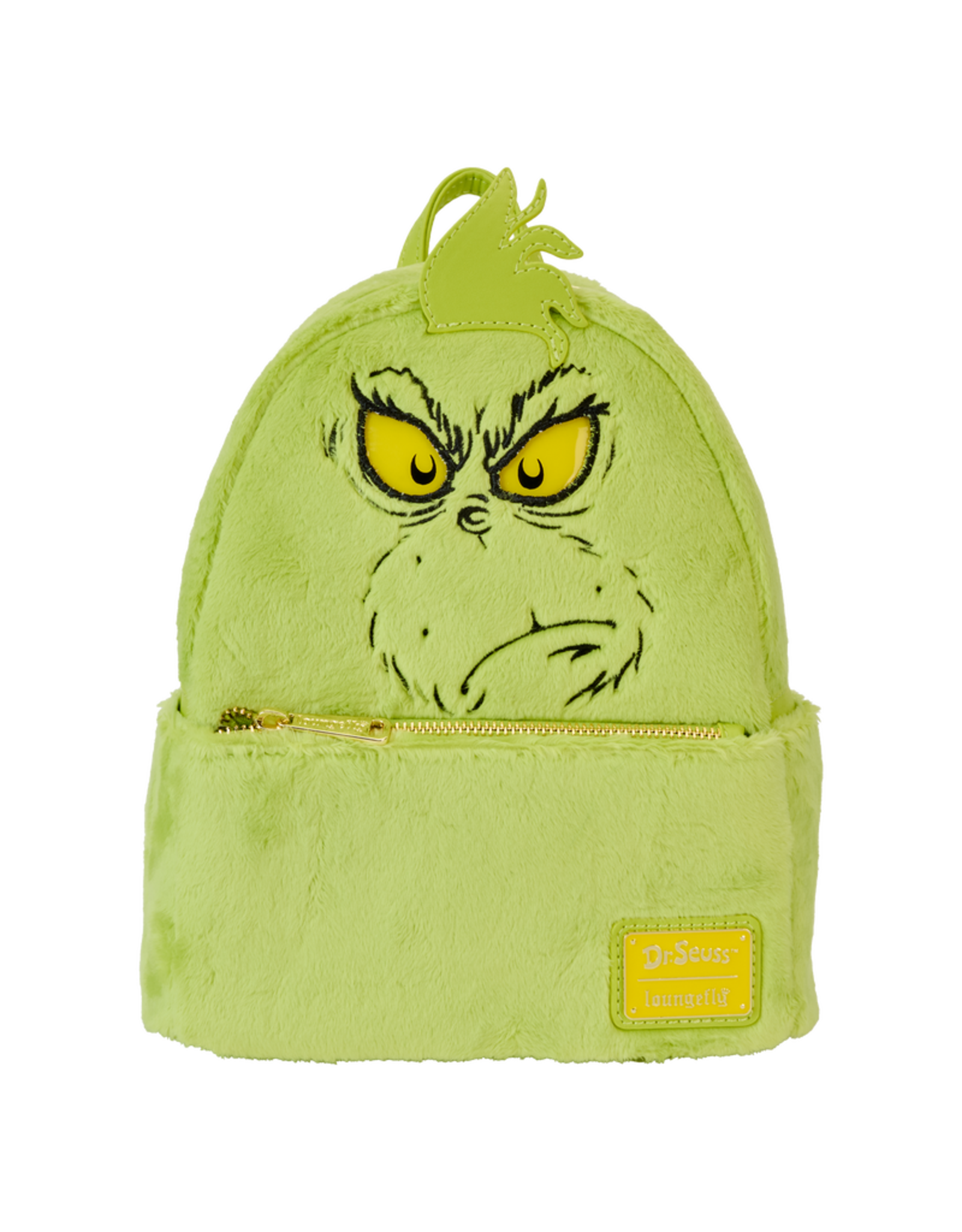 Loungefly Dr. Seuss' How The Grinch Stole Christmas! Plush Cosplay Light Up Mini Backpack
