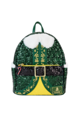 Loungefly Elf Buddy Sequin Cosplay Mini Backpack