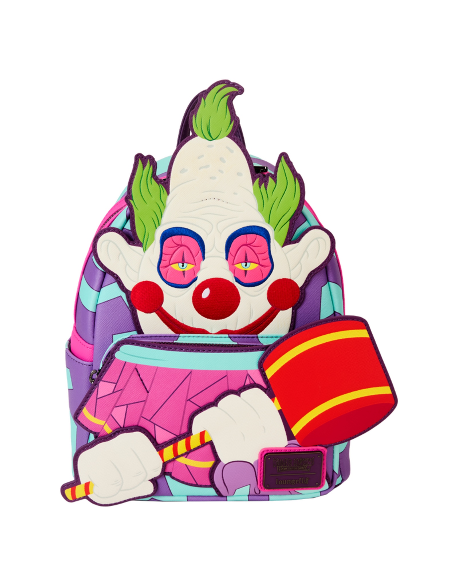 Loungefly Killer Klowns from Outer Space Jumbo Cosplay Glow Mini Backpack