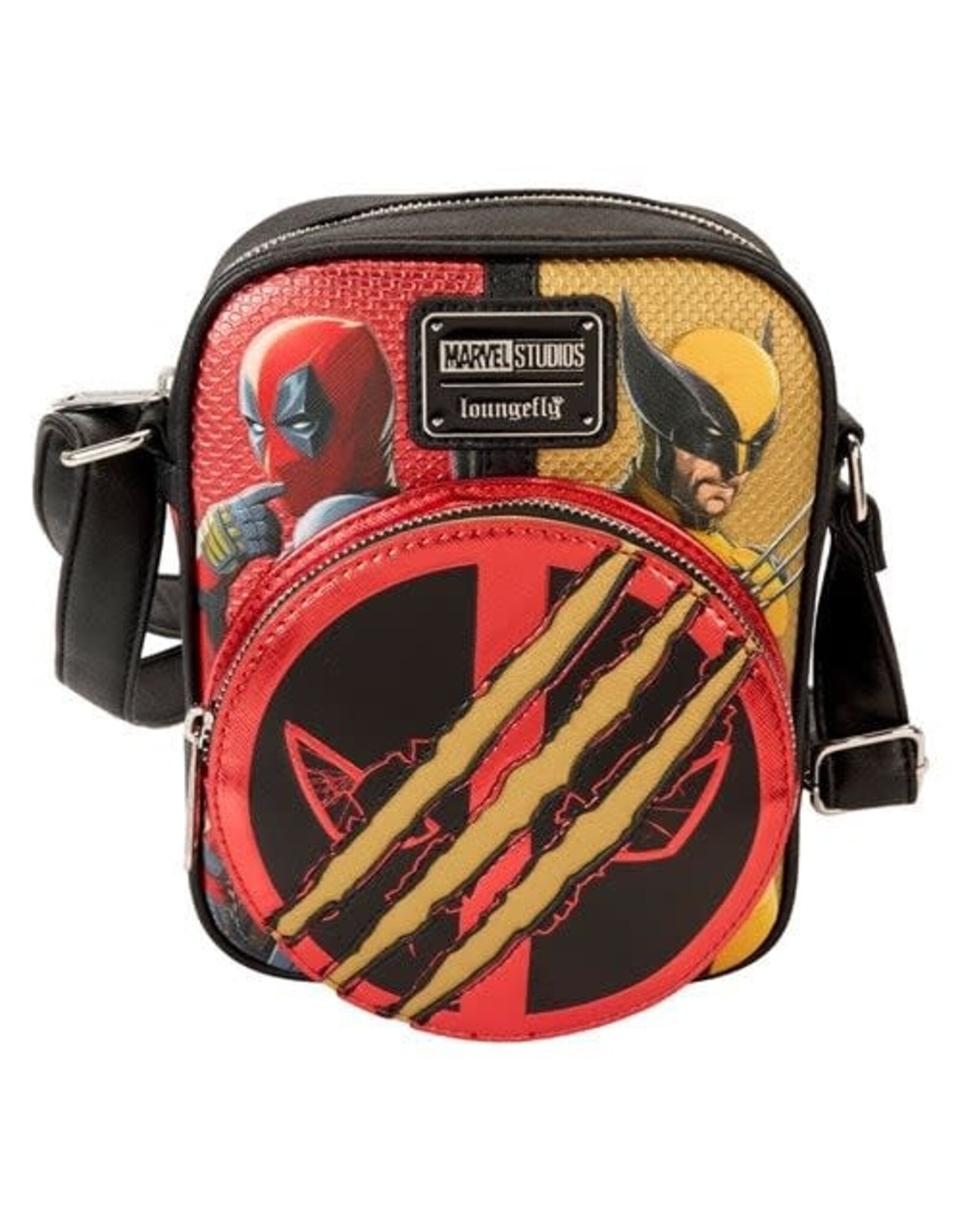 Loungefly Deadpool and Wolverine Crossbody Bag