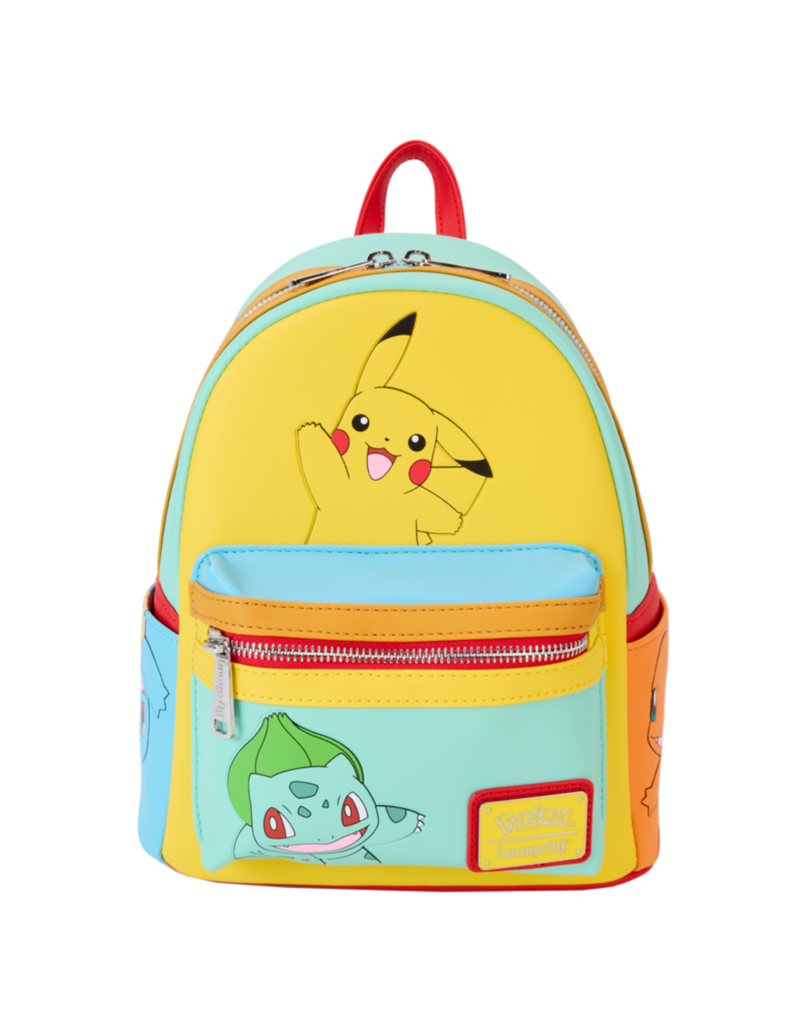 Loungefly Pokémon Color Block Starters Mini Backpack