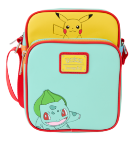Loungefly Pokémon Color Block Starters Crossbody Bag