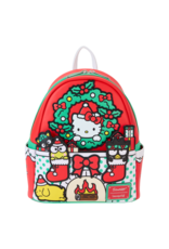 Loungefly Sanrio Hello Kitty & Friends Holiday Fire Place Mini Backpack