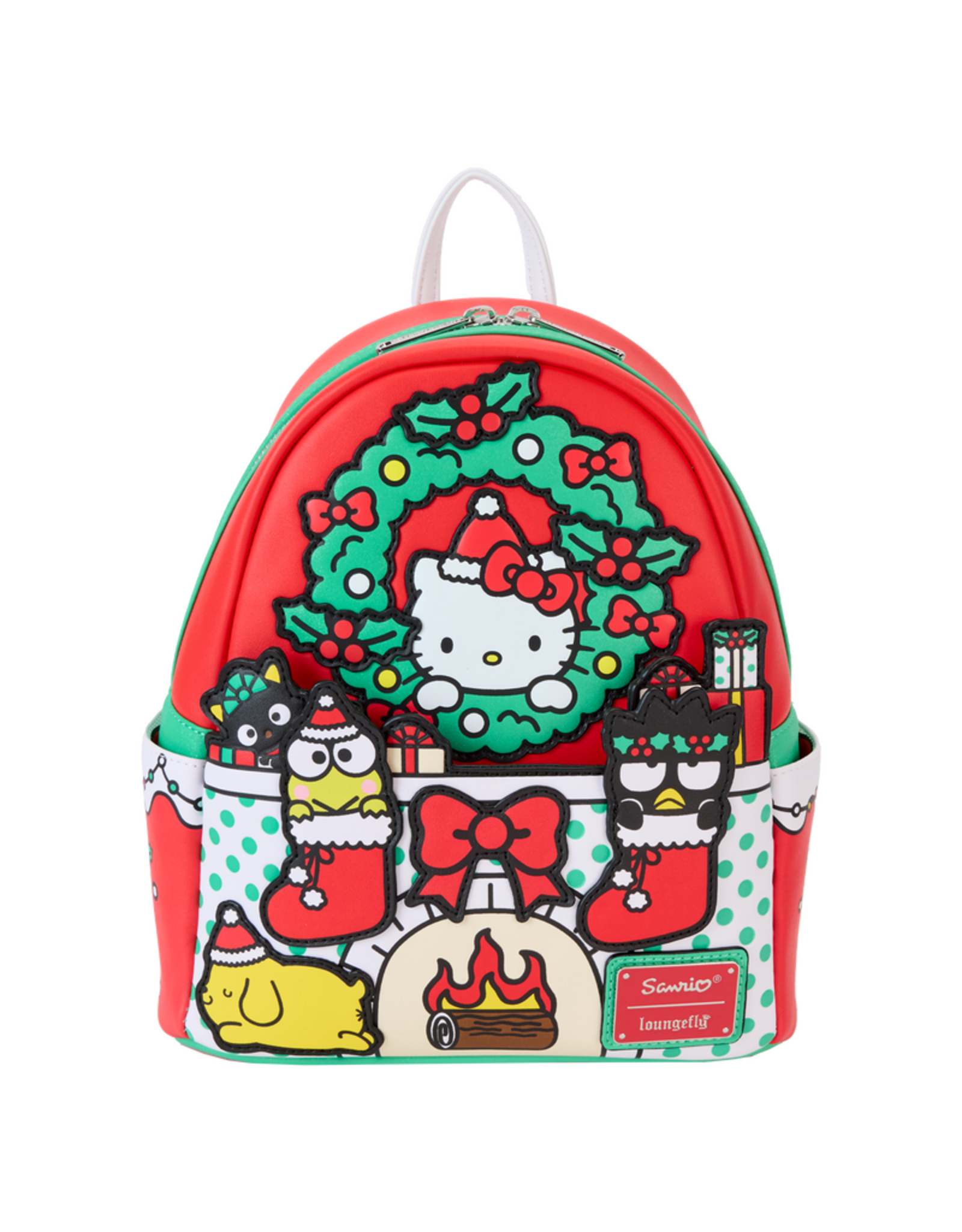 Loungefly Sanrio Hello Kitty & Friends Holiday Fire Place Mini Backpack