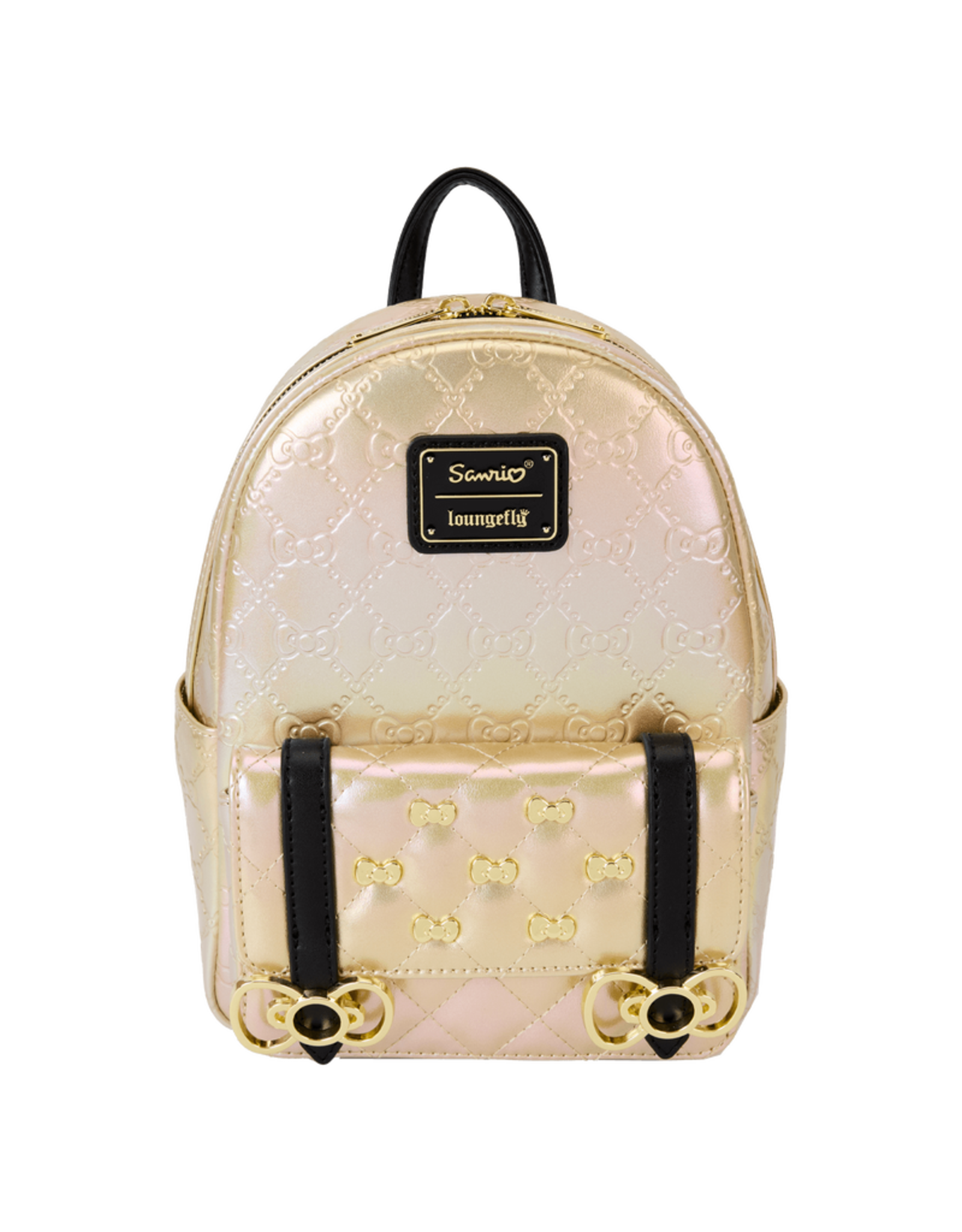 Loungefly Sanrio Hello Kitty 50th Anniversary Metallic Gold Mini Backpack