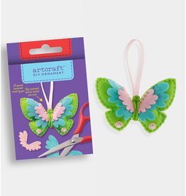 GiftCraft DIY Ornament Felt Kit, Butterfly