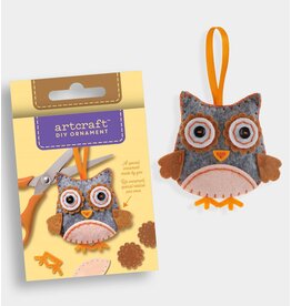 GiftCraft DIY Ornament Felt Kit, Owl