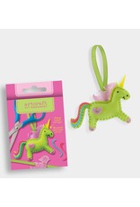 GiftCraft DIY Ornament Felt Kit, Unicorn