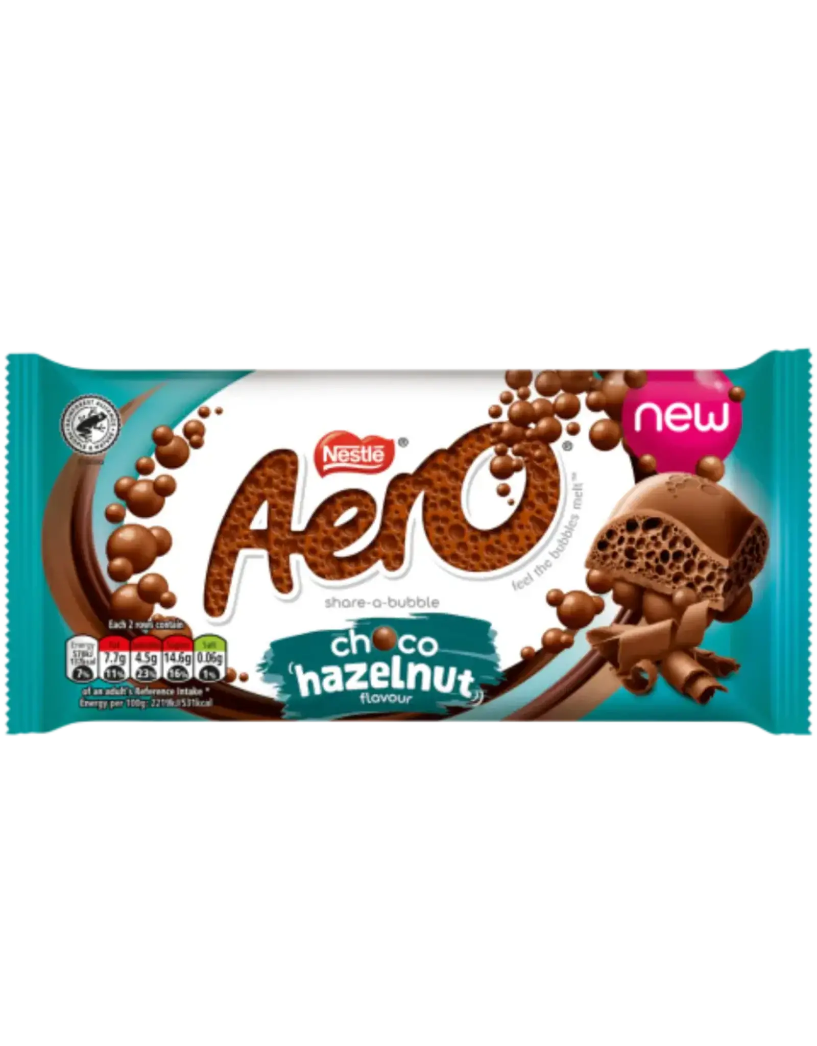 Nestle Nestle Aero Hazelnut Sharing Bar (British)