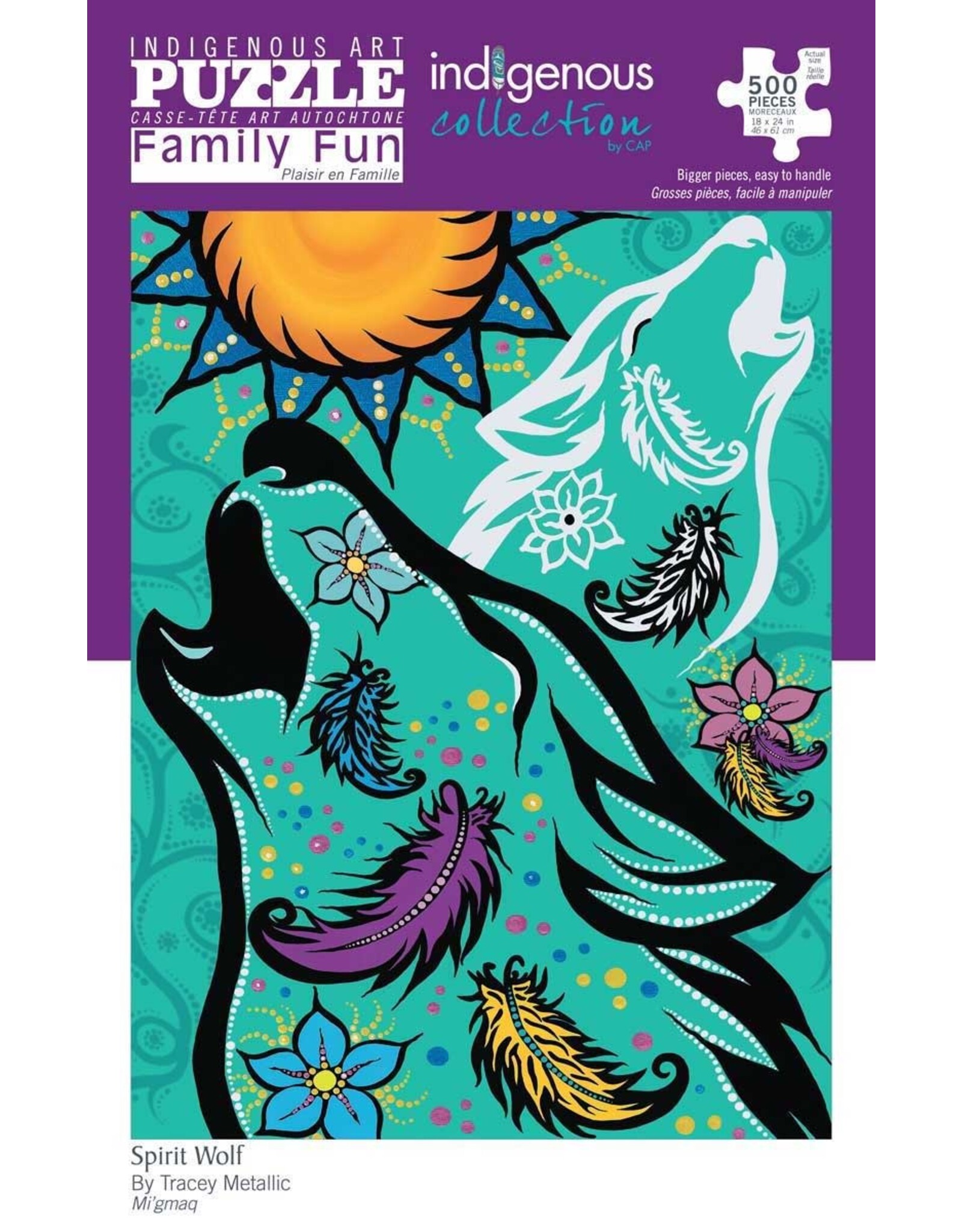 Indigenous Collection Spirit Wolf 500pc