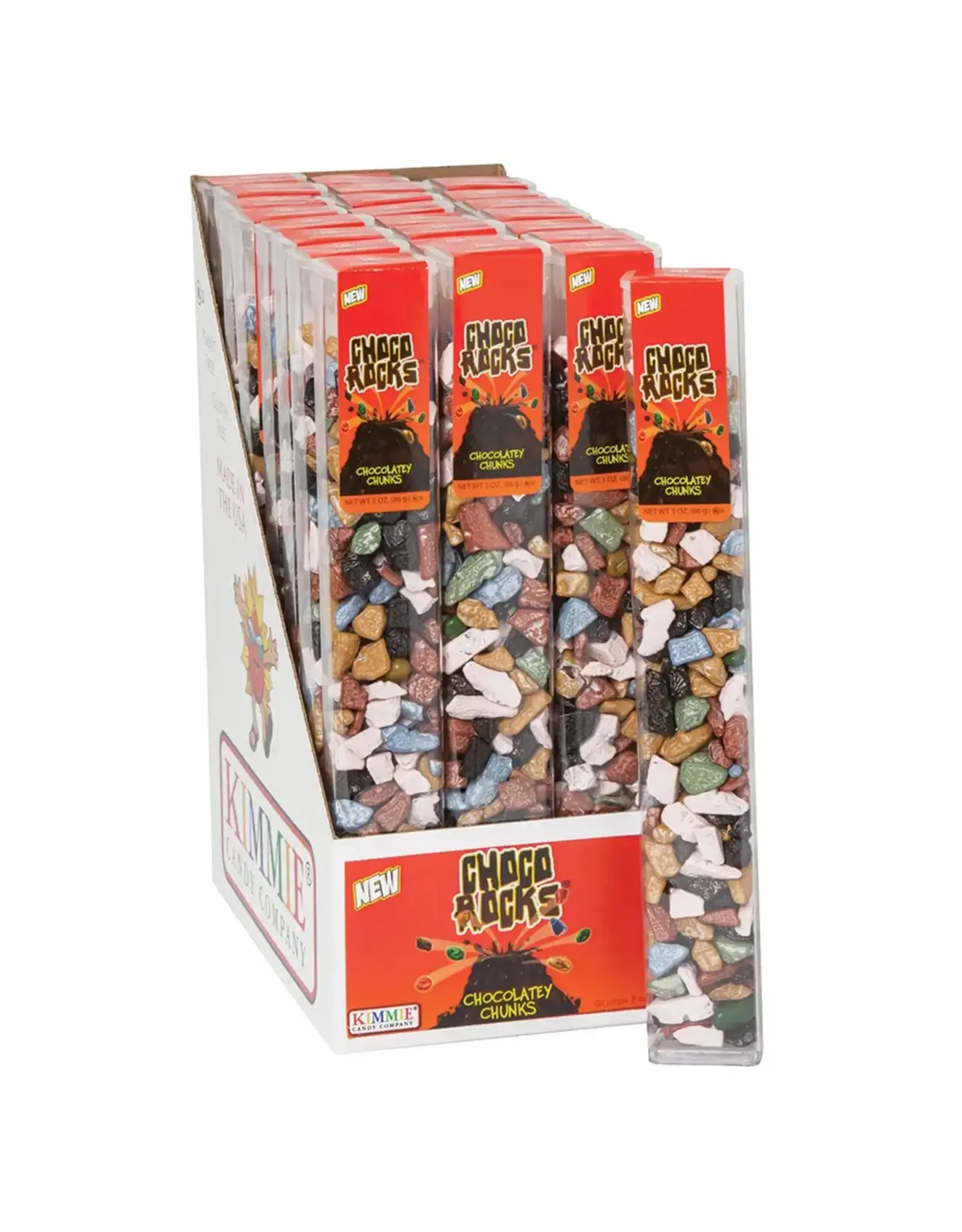 Kimmie Choco Rocks Tube - Crunchy Candy Coating Choco Chunks