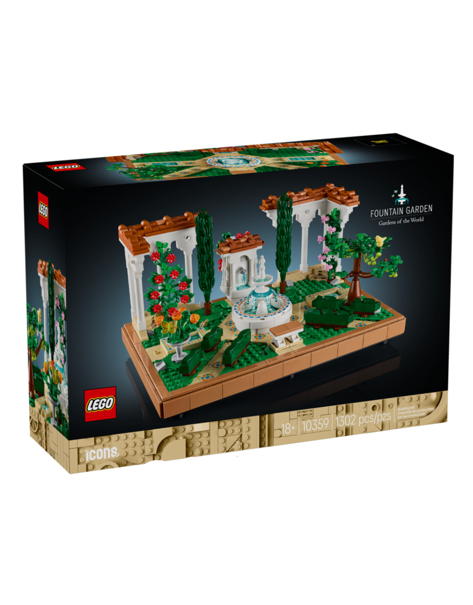 Lego Fountain Garden