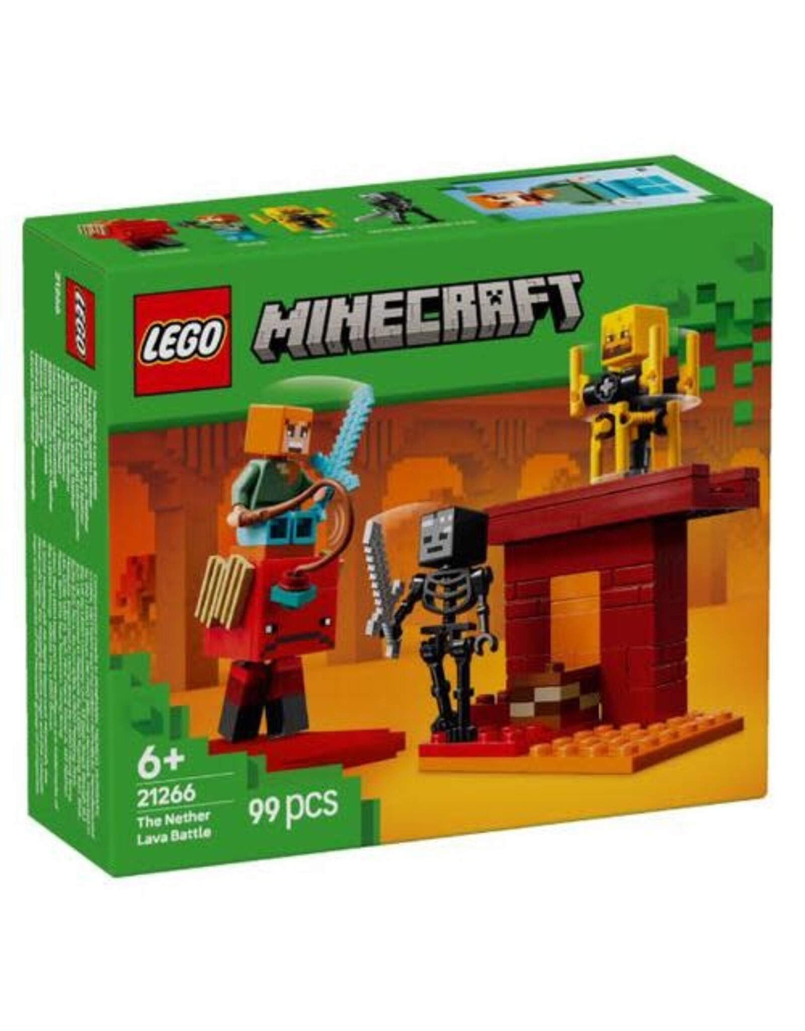 Lego The Nether Lava Battle