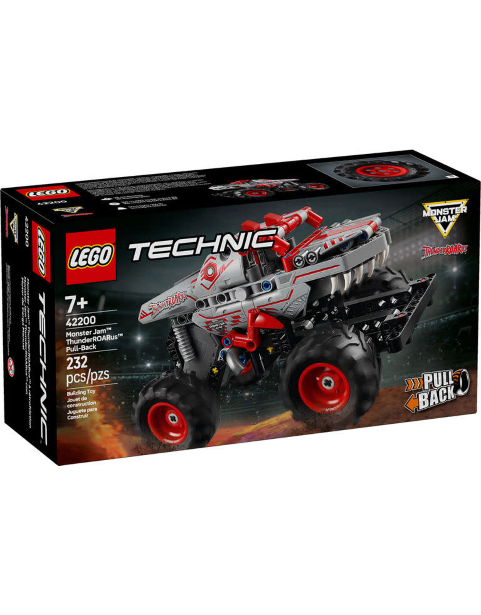 Lego Monster Jam ThunderROARus Pull-Back