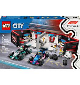 Lego F1 Garage & Mercedes-AMG & Alpine Cars