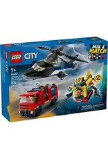 Lego Helicopter, Fire Truck & Submarine Remix