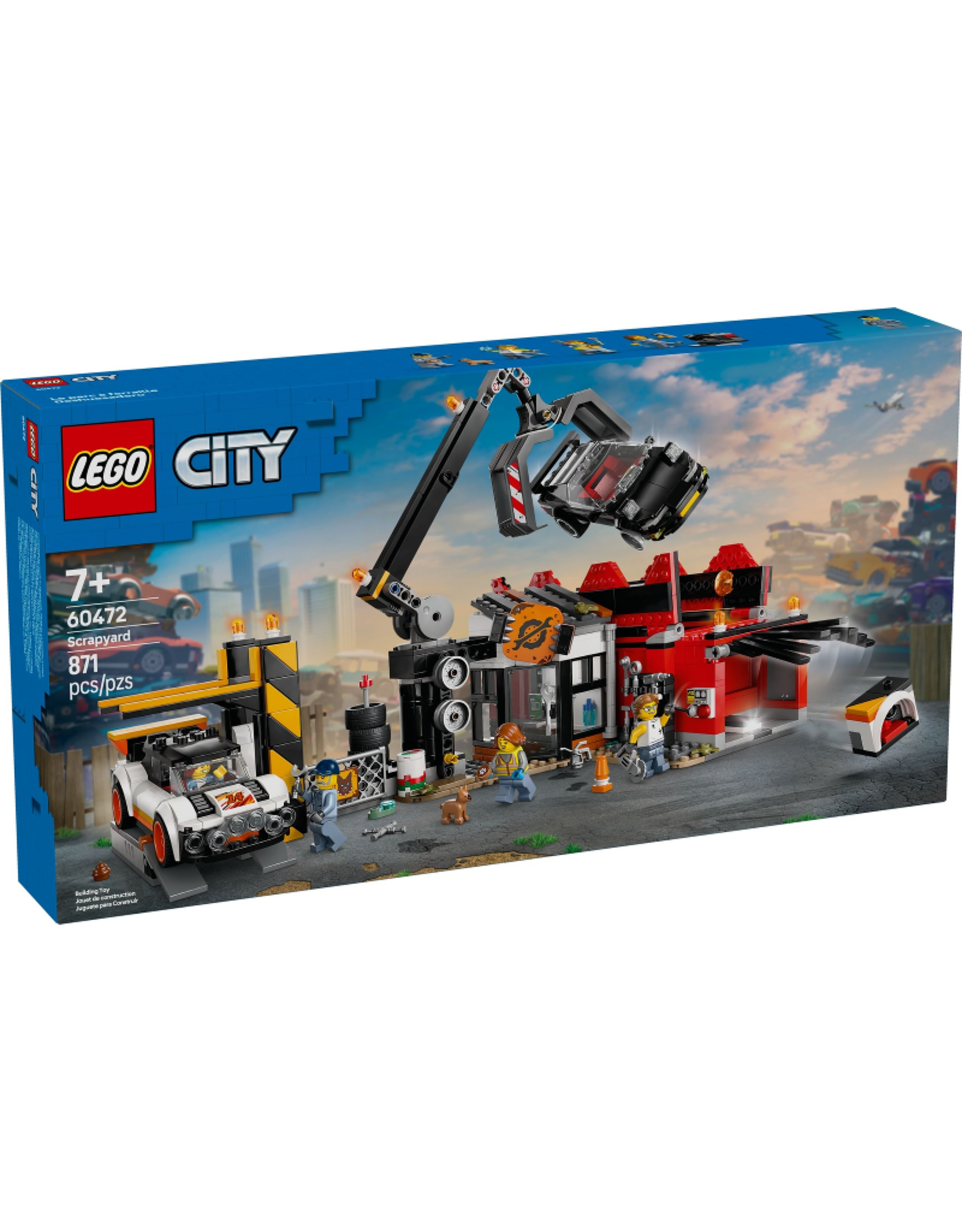 Lego Scrapyard with Cars