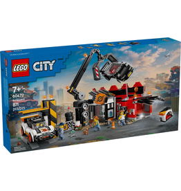 Lego Scrapyard with Cars