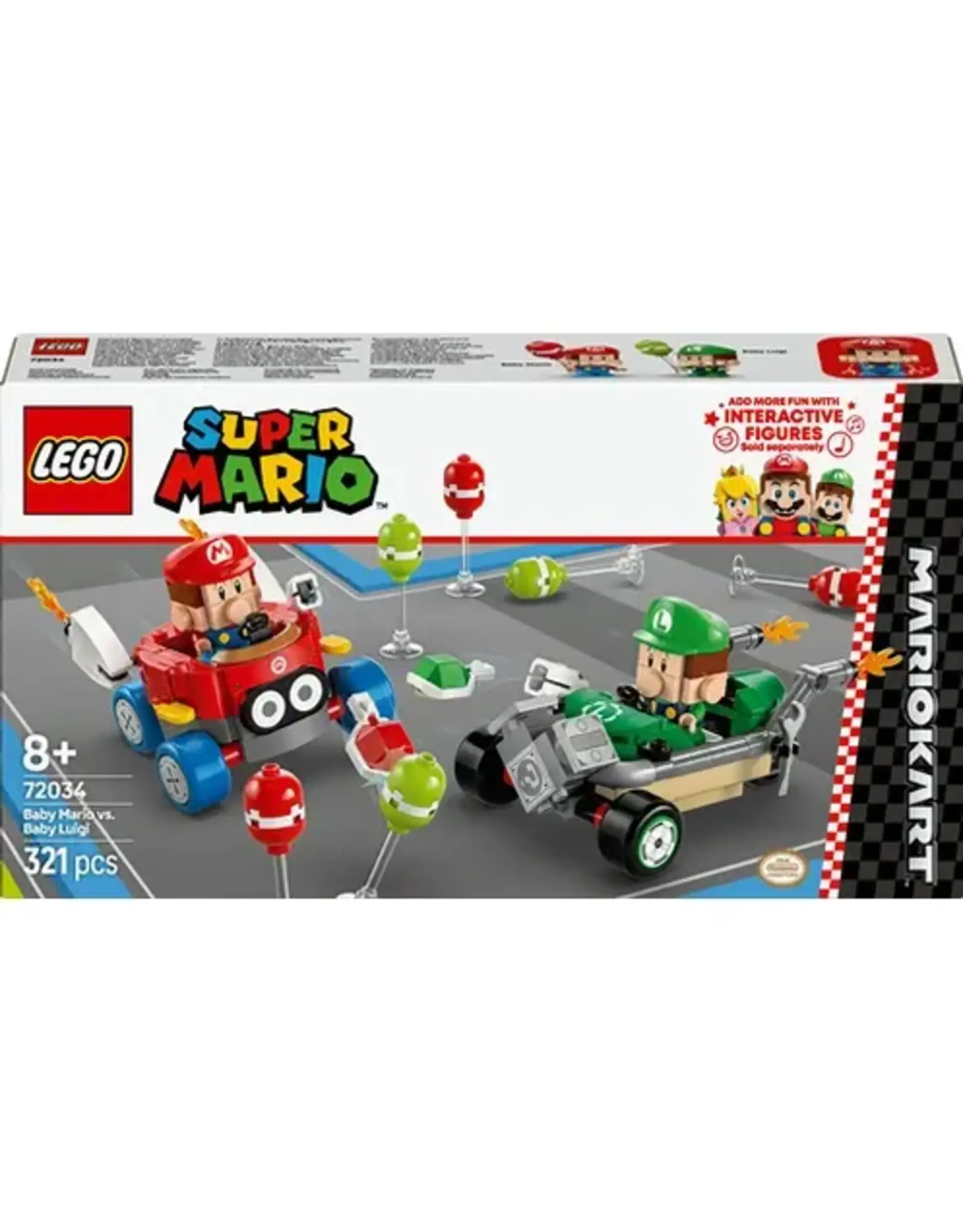 Lego Mario Kart – Baby Mario vs. Baby Luigi