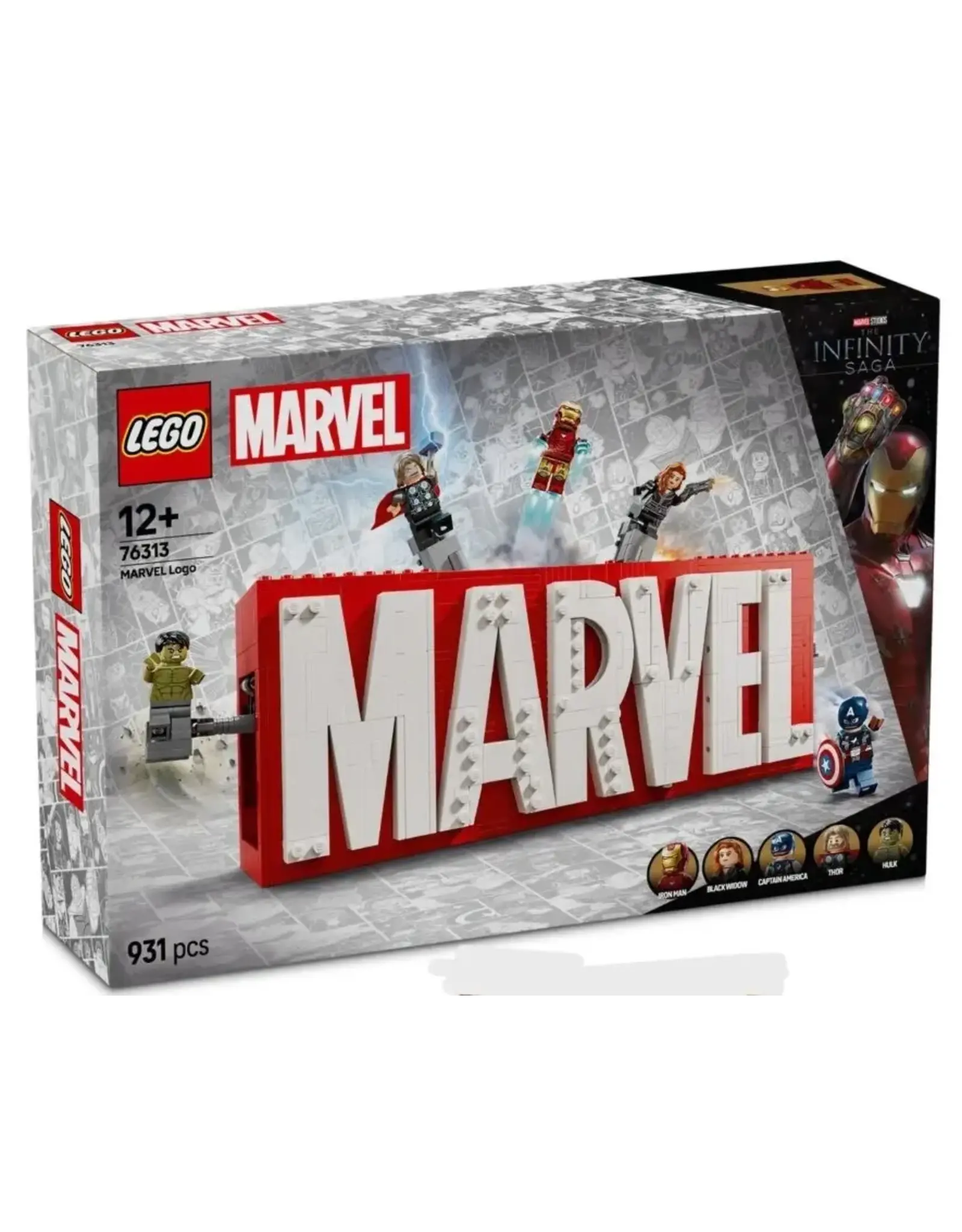 Lego MARVEL Logo & Minifigures