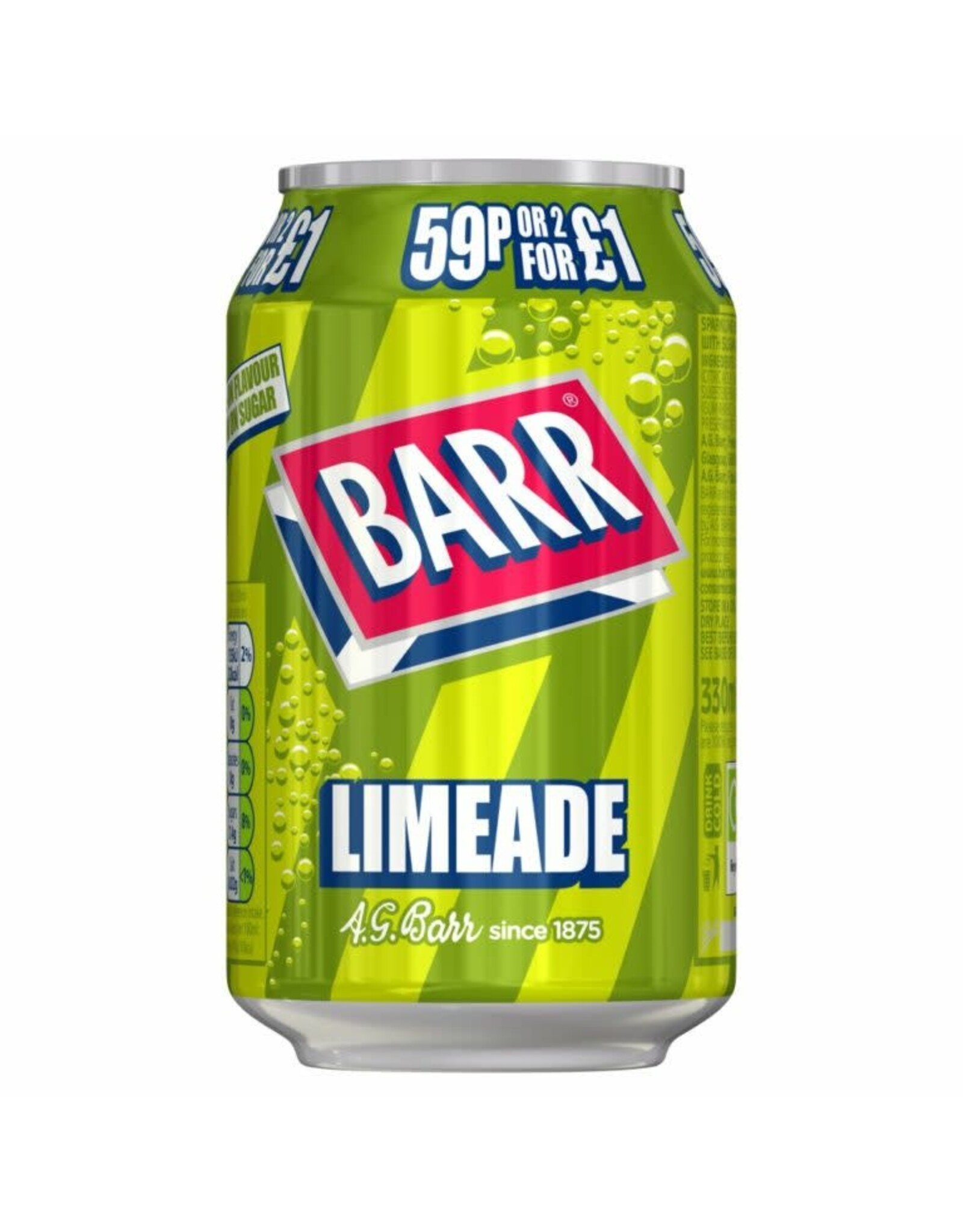 Barr Limeade Soda (British) Zero Sugar CLEARANCE