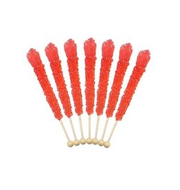Rock Candy On A Stick Strawberry