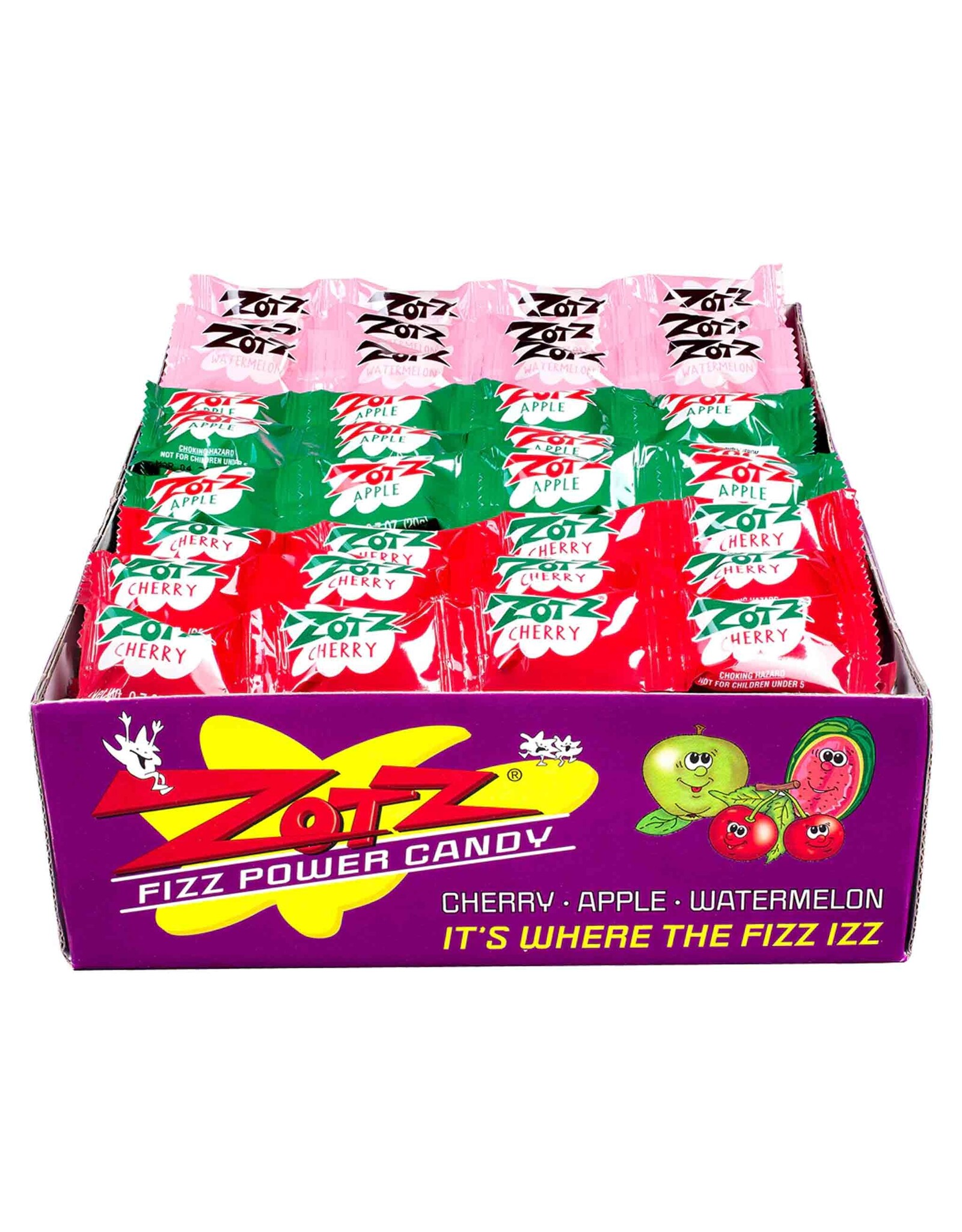 Zotz Fizz String Cherry, Apple, Watermelon Assorted