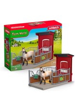 Schleich Pony Box with Mustang Mare
