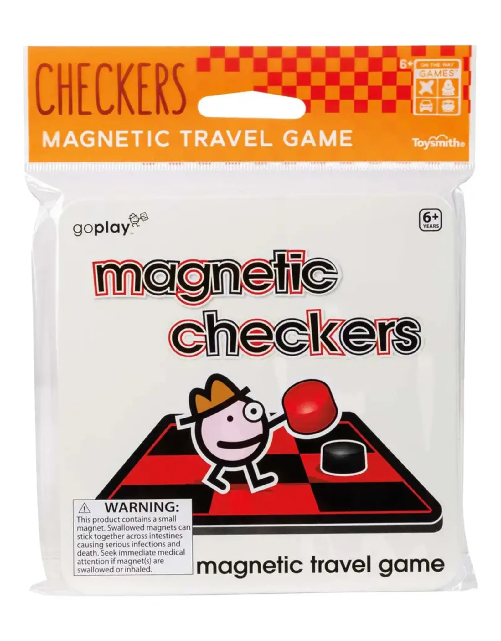 Toysmith Checkers Magnetic Travel Game