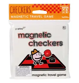 Toysmith Checkers Magnetic Travel Game