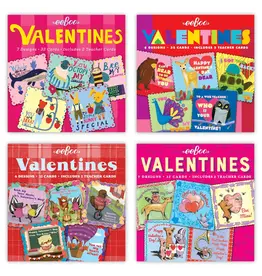 eeBoo Valentine Cards Assorted