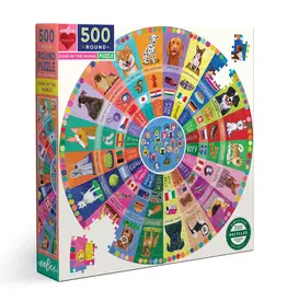 eeBoo Dogs of the World 500 Piece Puzzle