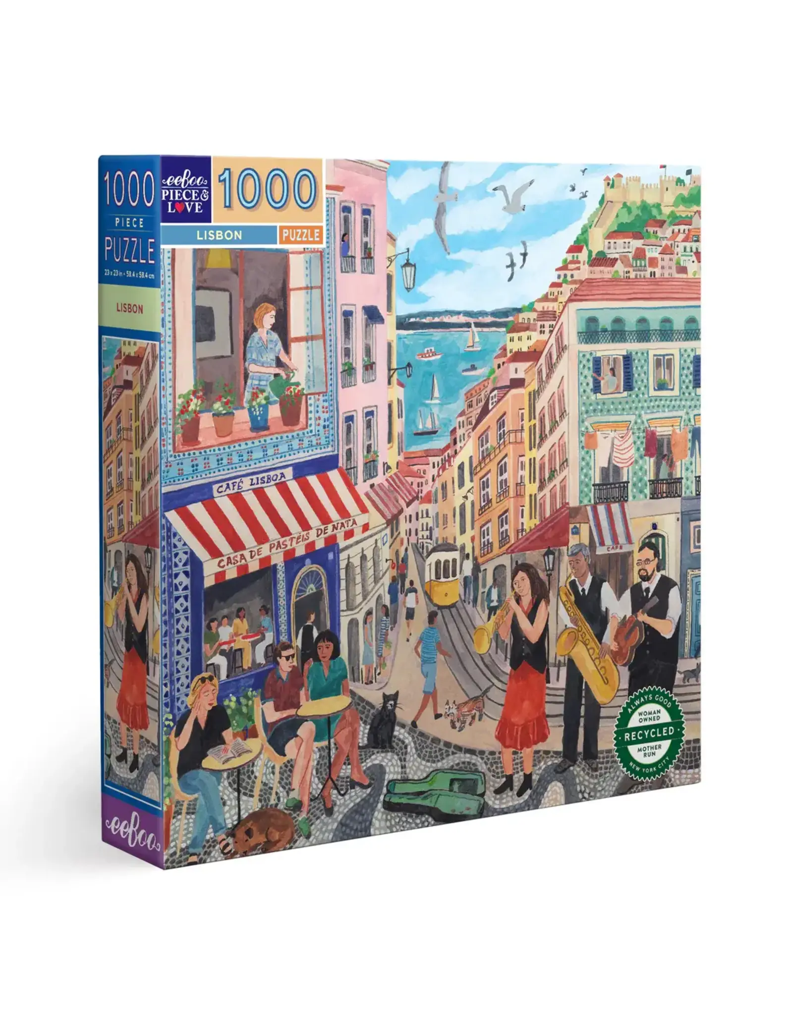 eeBoo Lisbon 1000 Piece Puzzle