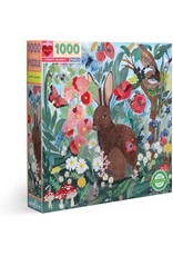 eeBoo Poppy Bunny 1000 Piece Puzzle