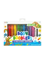 Ooly Body Doodlers - Face & Body Crayons - Set of 12