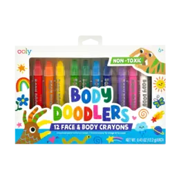 Ooly Body Doodlers - Face & Body Crayons - Set of 12