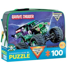 Eurographics Grave Digger Monster Jam Lunch Bag 100pc Puzzle