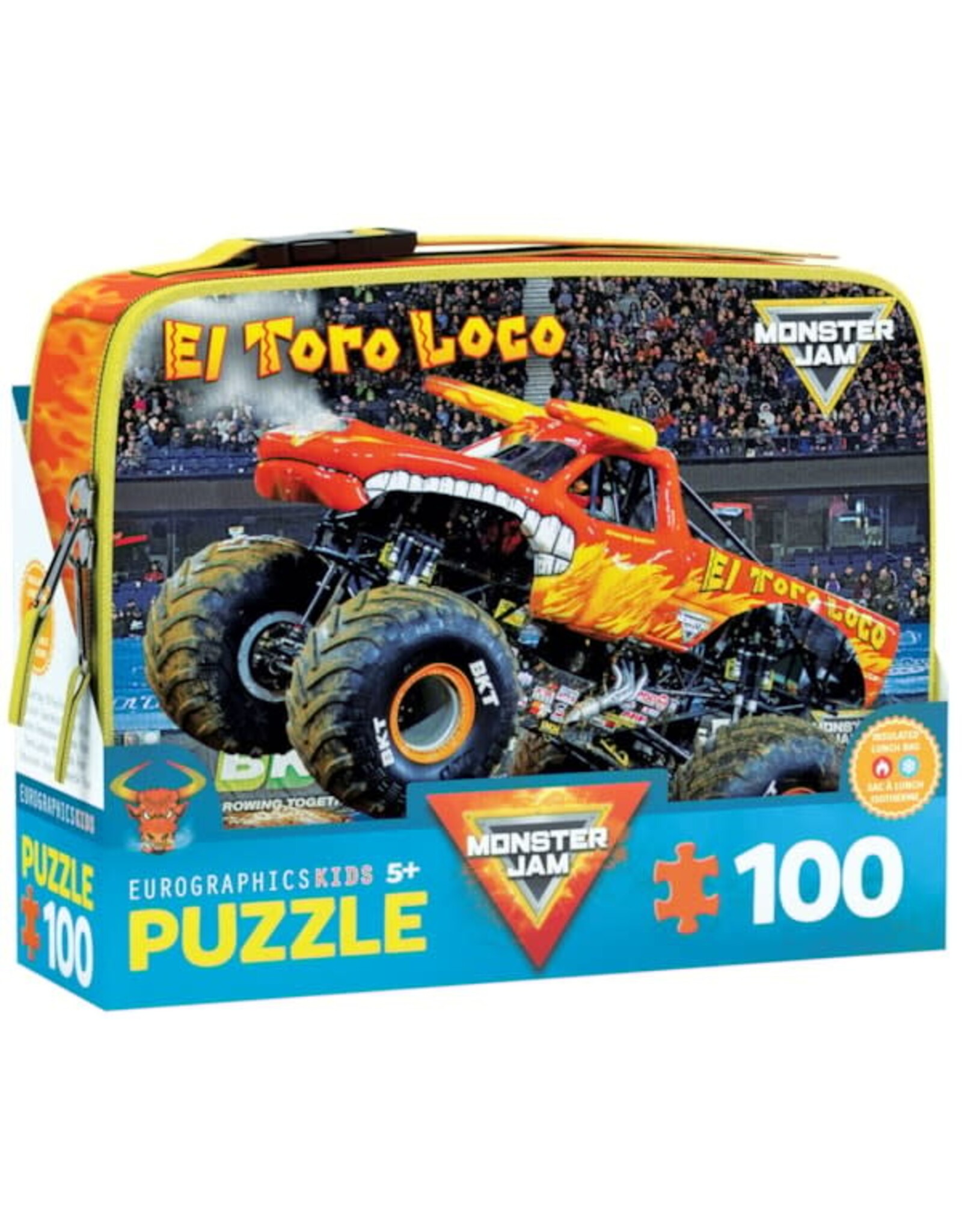 Eurographics El Toro Loco Monster Jam Lunch Bag 100pc Puzzle