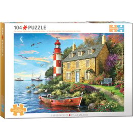 Eurographics Connecting Pieces - The Cottage Lighthouse 104pc