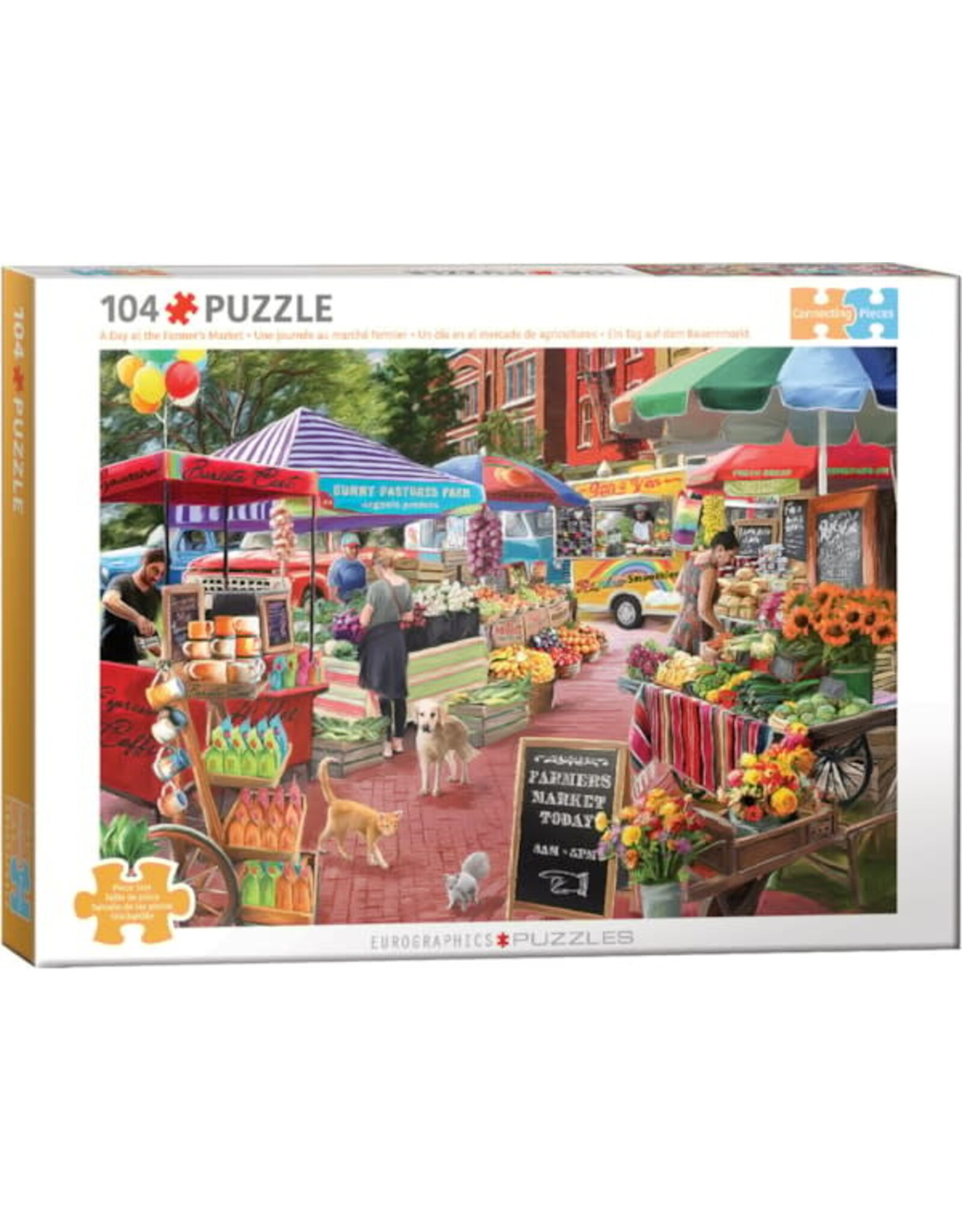 Eurographics Connecting Pieces - A Day at the Farmer’s Market 104pc