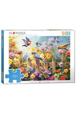 Eurographics Connecting Pieces - Playful Garden Birds 24pc