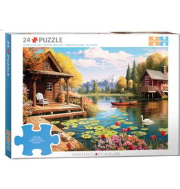 Eurographics Connecting Pieces - Cottage by the Lake 24pc