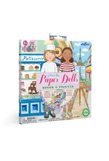eeBoo Baker and Painter Paper Doll Set