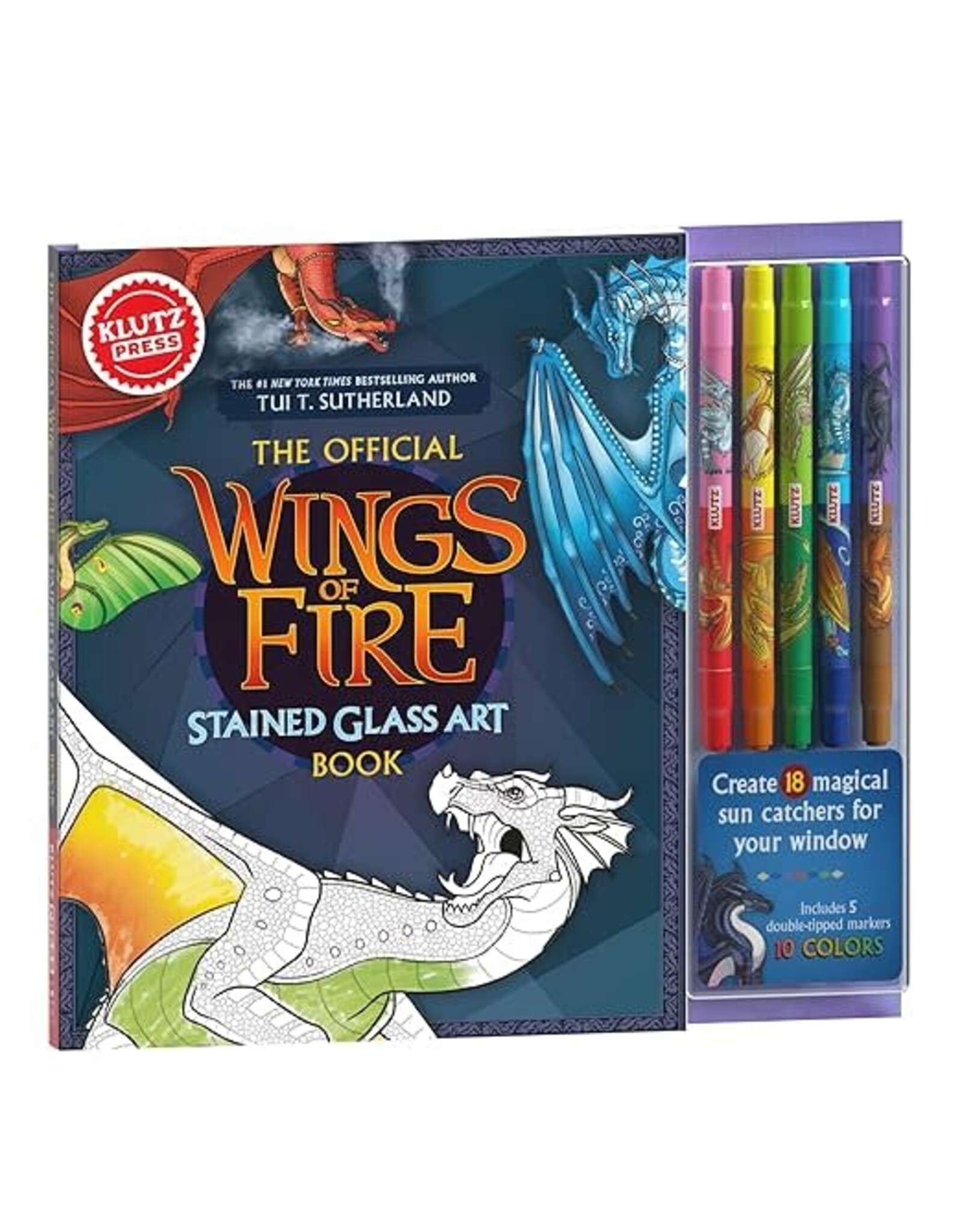 Klutz KlutzPress Wings of Fire Stained Glass Art