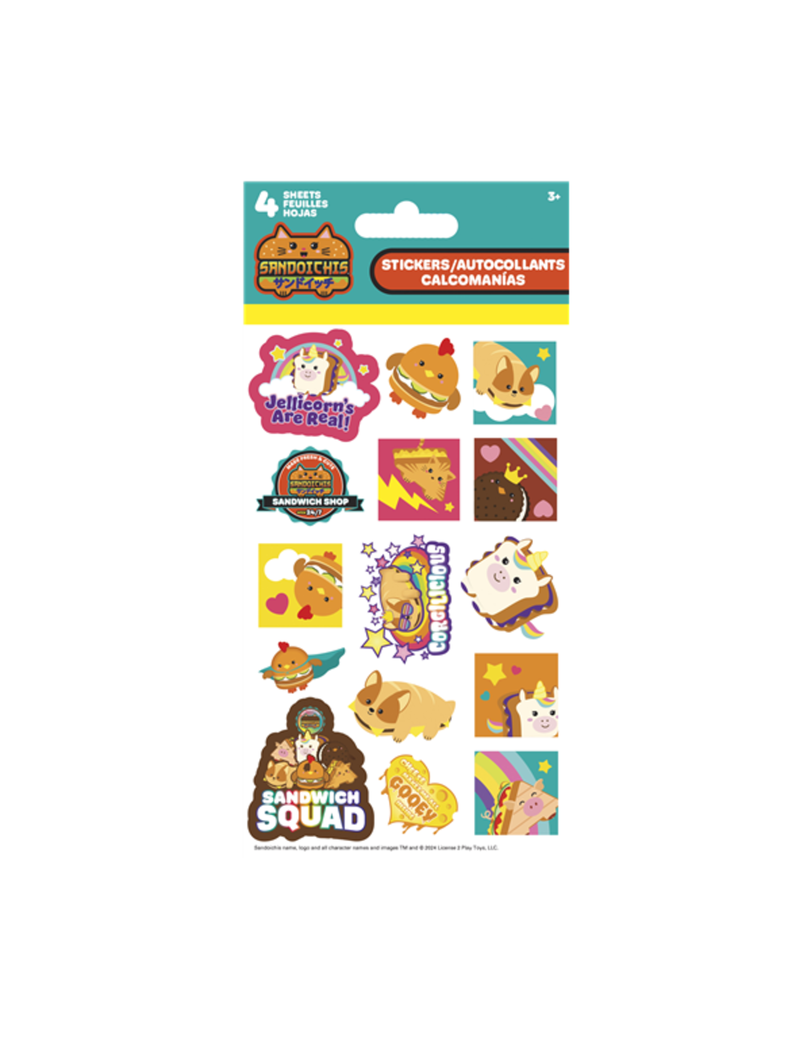 Sandoichi - Fun Food Stickers