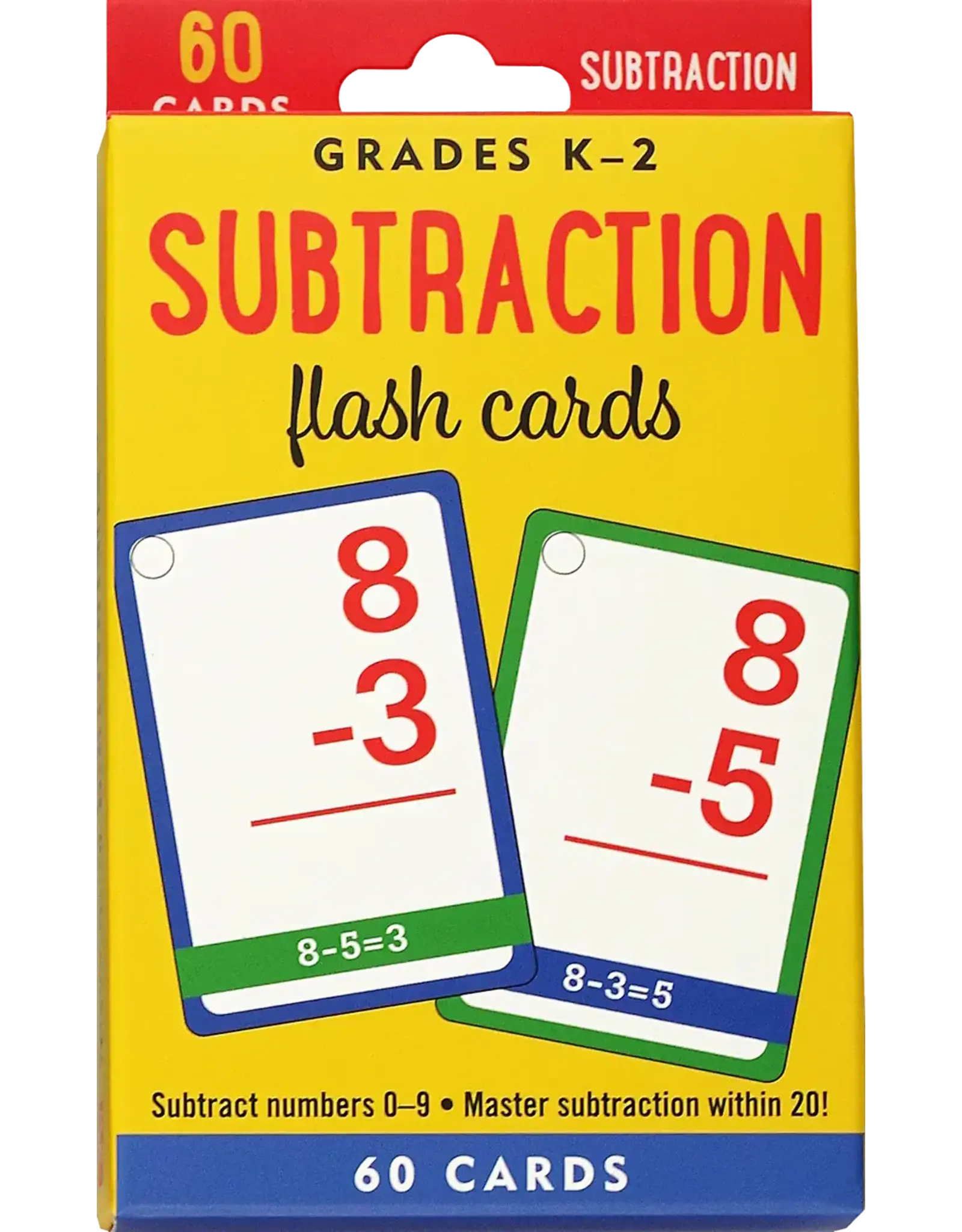 Peter Pauper Press Flash Cards: Subtraction