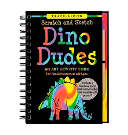 Peter Pauper Press Scratch & Sketch Dino Dudes