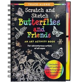 Peter Pauper Press Scratch & Sketch Butterflies & Friends