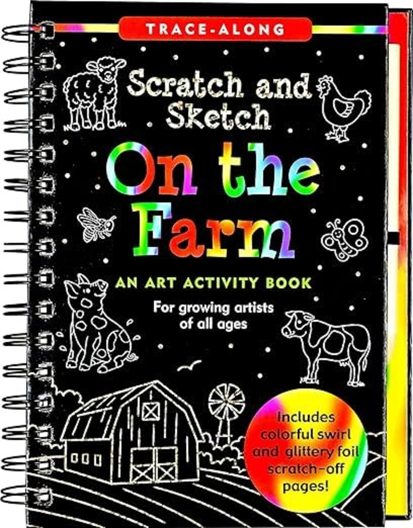 Peter Pauper Press Scratch & Sketch On The Farm